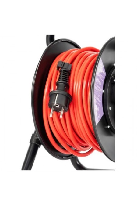 Удлинитель на катушке силовой Buro BU-PSR4.20/G-16 4 розетки 20 м (оранжевый) 2