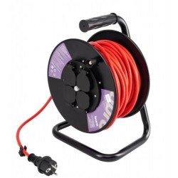 Удлинитель на катушке силовой Buro BU-PSR4.40/G-16 4 розетки 40 м (оранжевый)