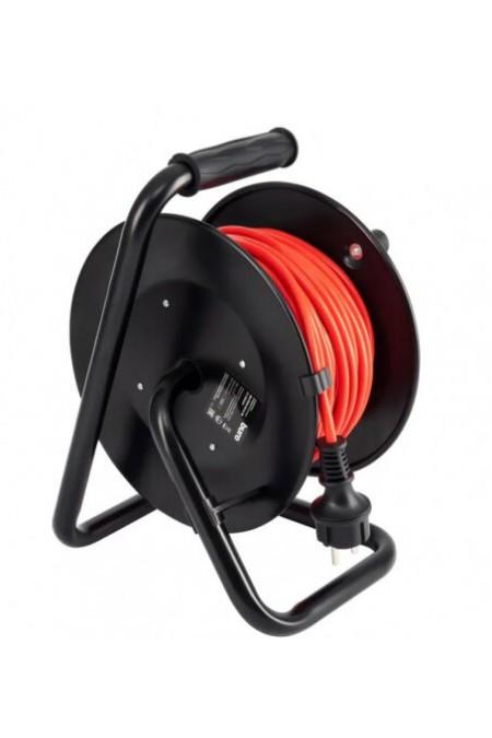Удлинитель на катушке силовой Buro BU-PSR4.40/G-16 4 розетки 40 м (оранжевый) 1