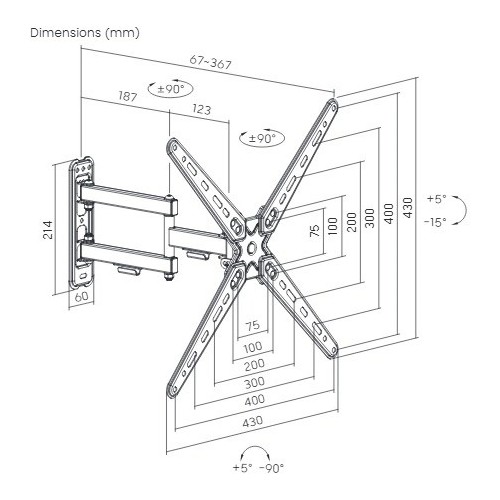 Кронштейн Ultramounts UM958 (черный) 8