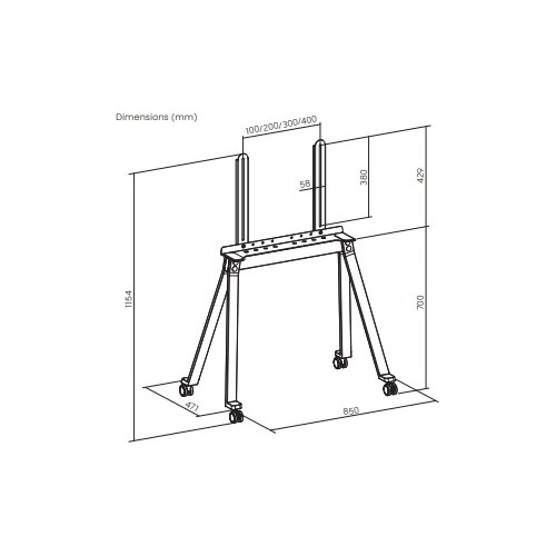 Стойка Ultramounts UM311B (черный) 5