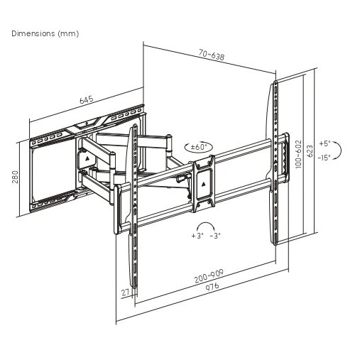 Кронштейн Ultramounts UM968 (черный) 6