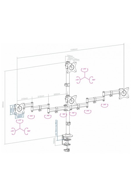 Крепление Arm Media LCD-T16 (черный) 5