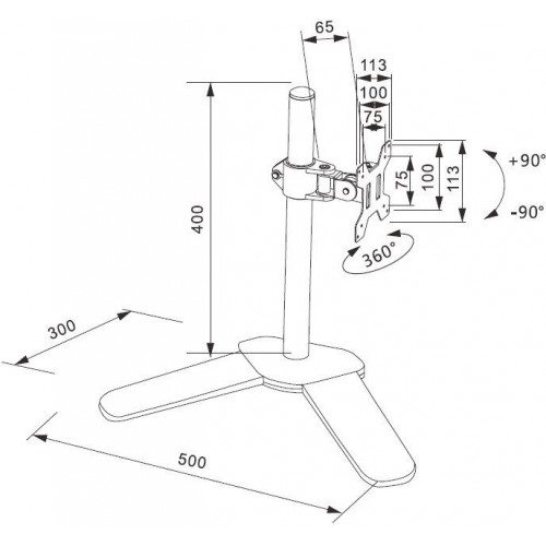Крепление Buro M071 (черный) 1