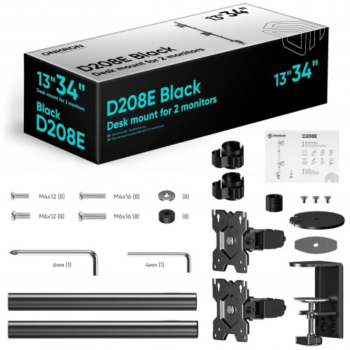 Крепление ONKRON D208E (черный) 9