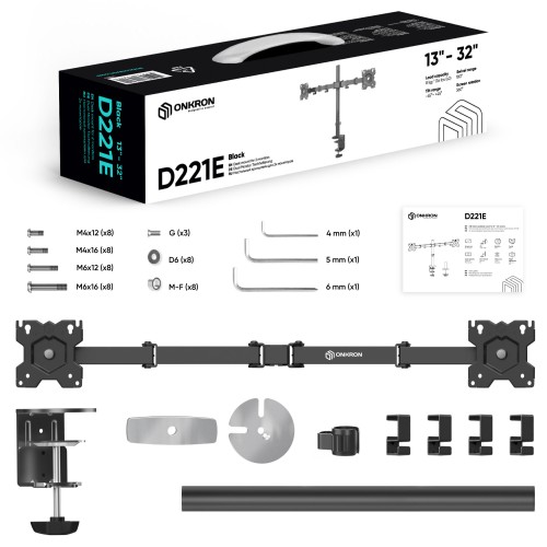Крепление ONKRON D221E (черный) 5