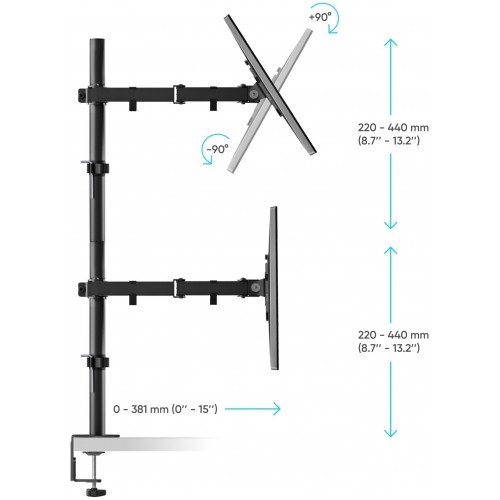 Крепление ONKRON D421E (черный) 4