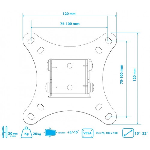Кронштейн Arm Media LCD-02 (черный) 6
