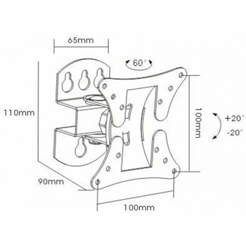 Кронштейн Arm Media LCD-101 (черный) 2