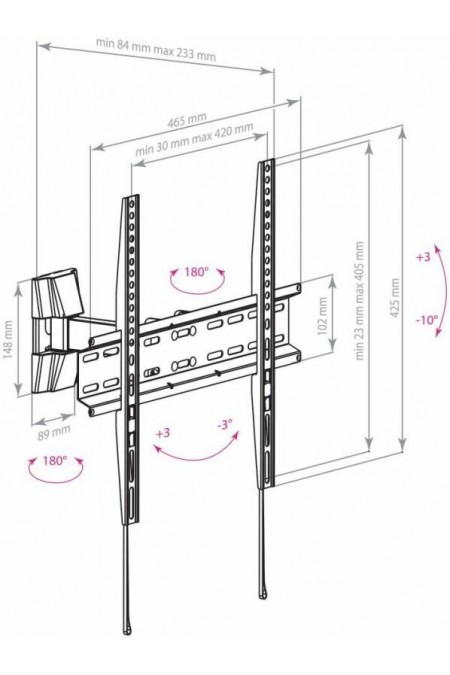 Кронштейн Arm Media LCD-413 (черный) 1