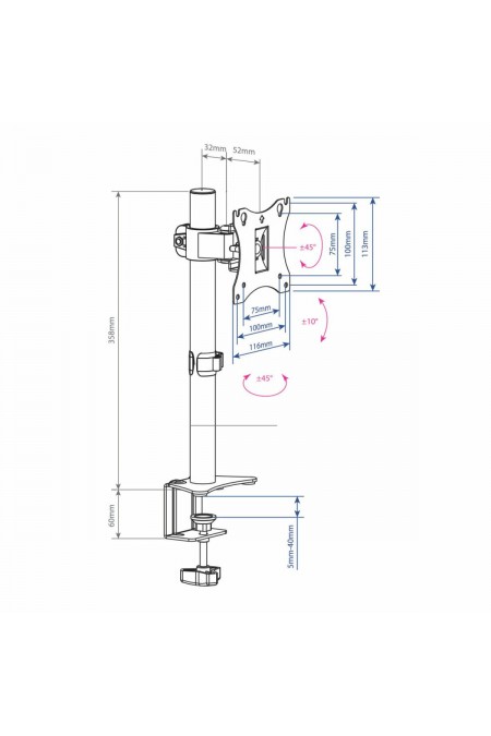 Кронштейн Arm Media LCD-T01 (черный) 1