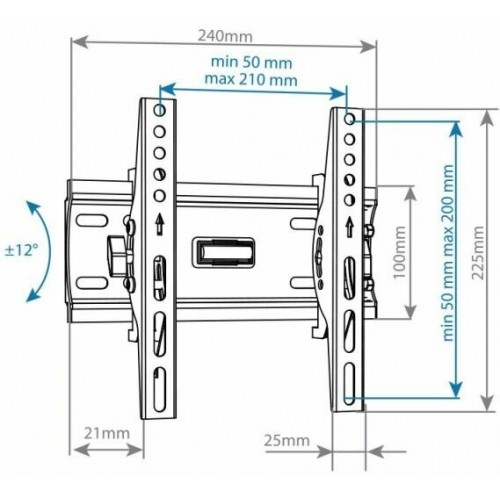 Кронштейн Arm Media PLASMA-6 new (черный) 1