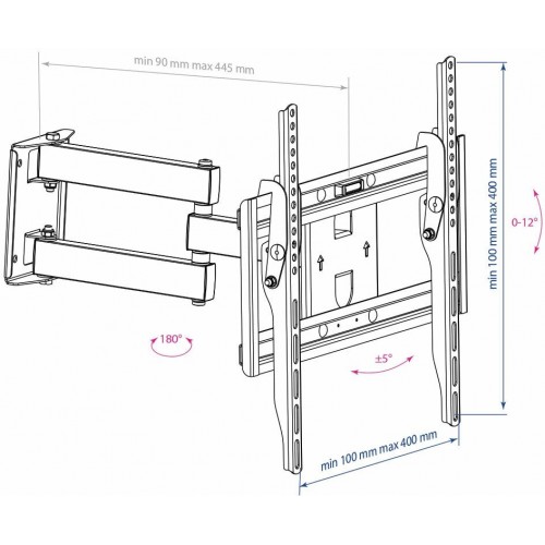 Кронштейн Arm Media PT-15 (черный) 1