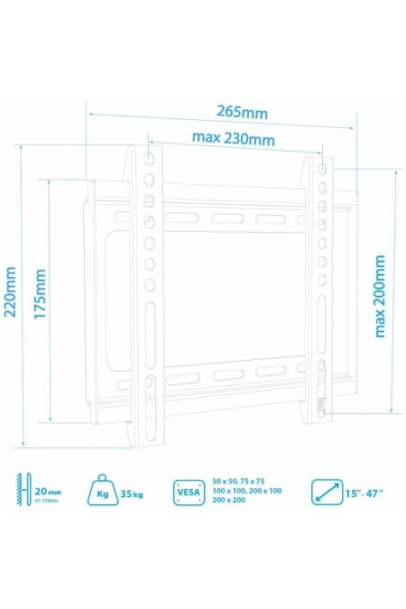 Кронштейн Arm Media STEEL-5 (черный) 2
