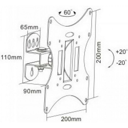 Кронштейн Benatek LCD-CUBE-2 (черный) 2
