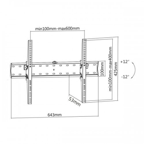 Кронштейн Benatek PLASMA-2B-SLIM (черный) 9