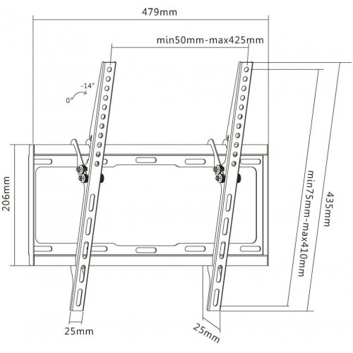 Кронштейн Benatek PLASMA-33-A (черный) 1
