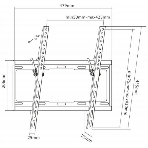 Кронштейн Benatek PLASMA-33-A (черный) 2