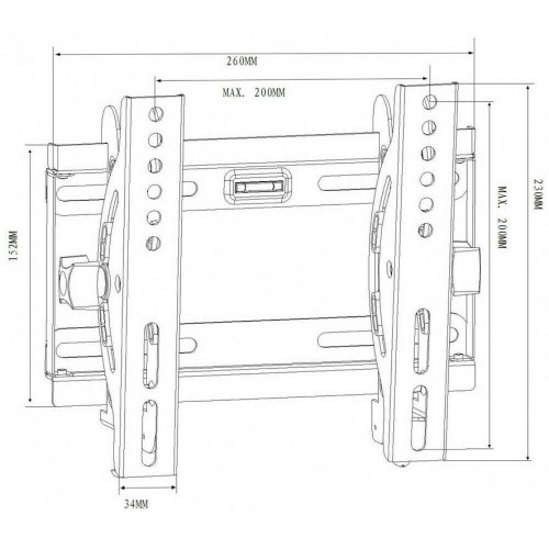 Кронштейн Benatek PLASMA-66 (черный) 6