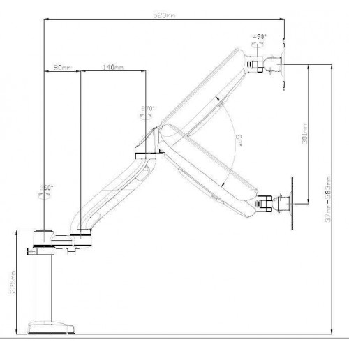 Кронштейн Buro M10 (черный) 4