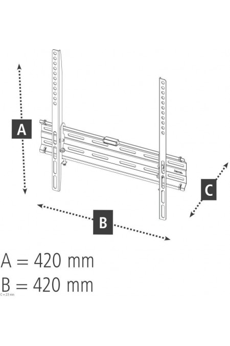 Кронштейн Hama 00220809 (черный) 2