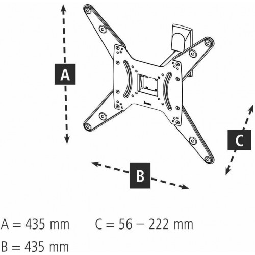 Кронштейн Hama 00220823 (черный) 6