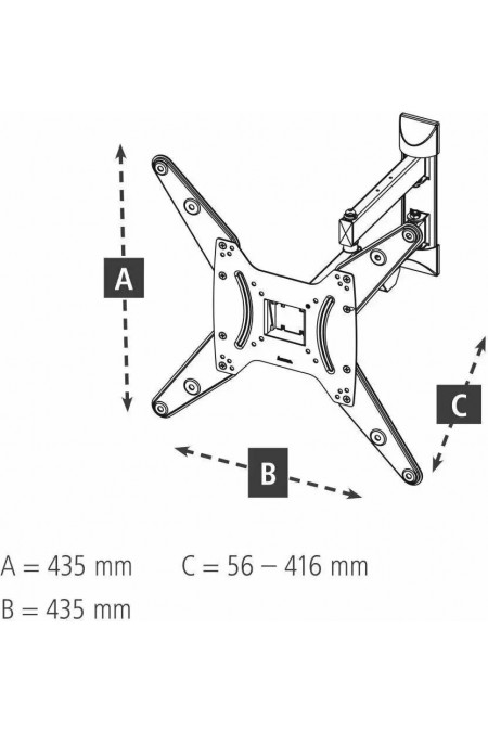 Кронштейн Hama 00220824 (черный) 7