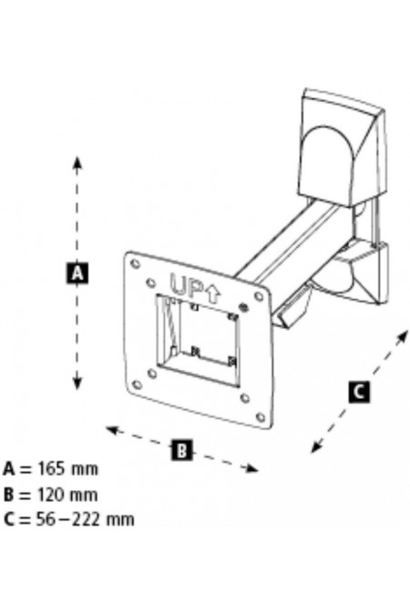 Кронштейн Hama H-118113 (черный) 3