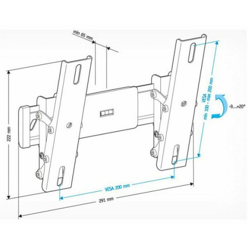 Кронштейн Holder LCD-T2611 (черный) 5