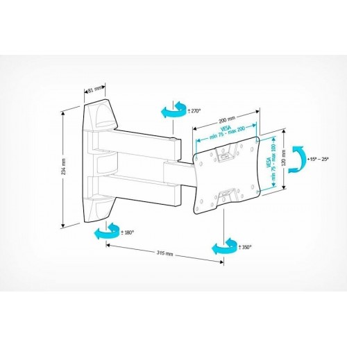 Кронштейн Holder LCDS-5065 (черный) 3
