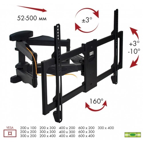 Кронштейн Kromax ATLANTIS-35 new (черный) 4