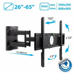 Кронштейн Kromax ATLANTIS-55 (черный)