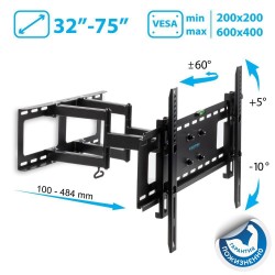 Кронштейн Kromax ATLANTIS-80 (черный)