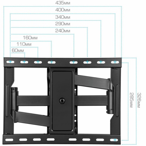 Кронштейн Kromax ATLANTIS-85 (черный) 6