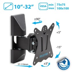 Кронштейн Kromax CASPER-102 (черный)