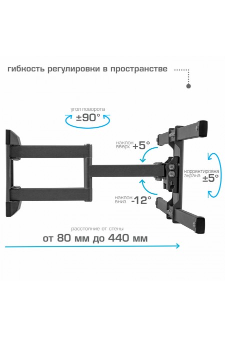 Кронштейн Kromax CORBEL-10 (титан) 6