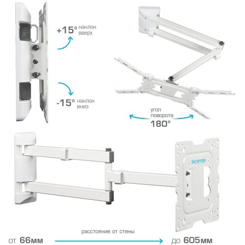 Кронштейн Kromax DIX-18 (черный) 2