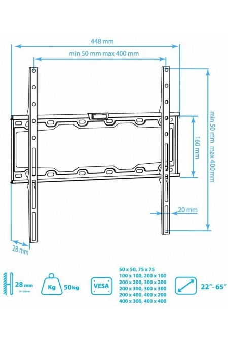 Кронштейн Kromax ELEMENT-3 (черный) 2