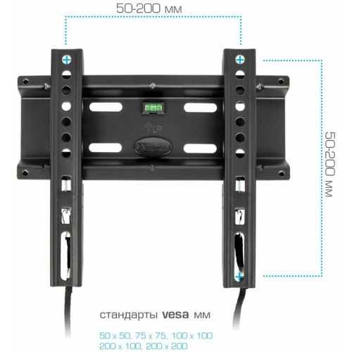 Кронштейн Kromax FLAT-5 (черный) 4