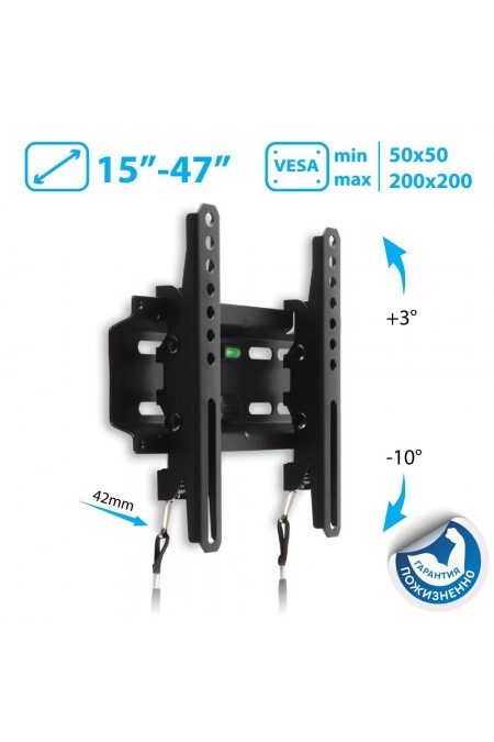 Кронштейн Kromax FLAT-6 (черный) 1