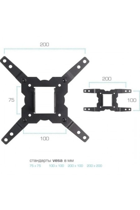 Кронштейн Kromax GALACTIC-12 (черный) 4