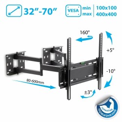 Кронштейн Kromax GALACTIC-44 (черный)