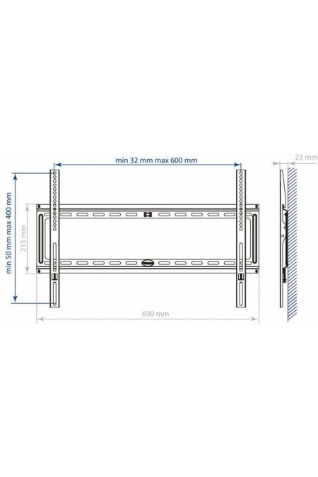 Кронштейн Kromax IDEAL-1 (черный) 1
