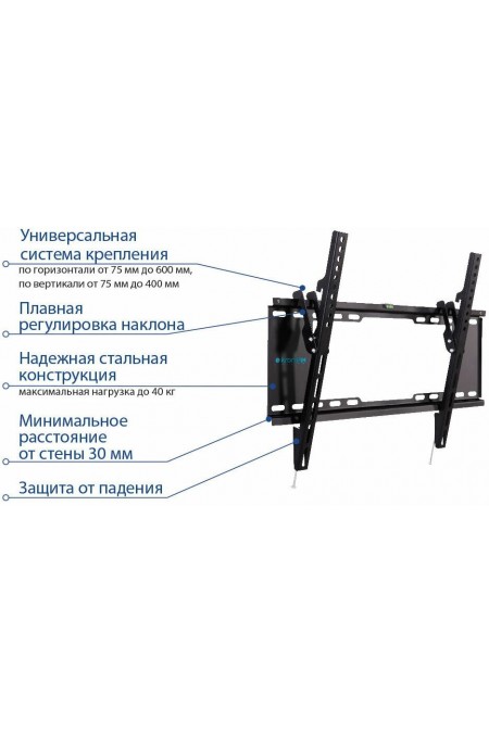 Кронштейн Kromax IDEAL-102 (черный) 1