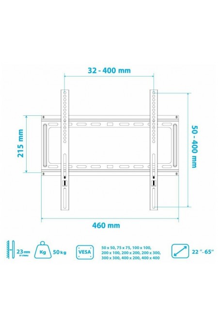 Кронштейн Kromax IDEAL-3 (белый) 5