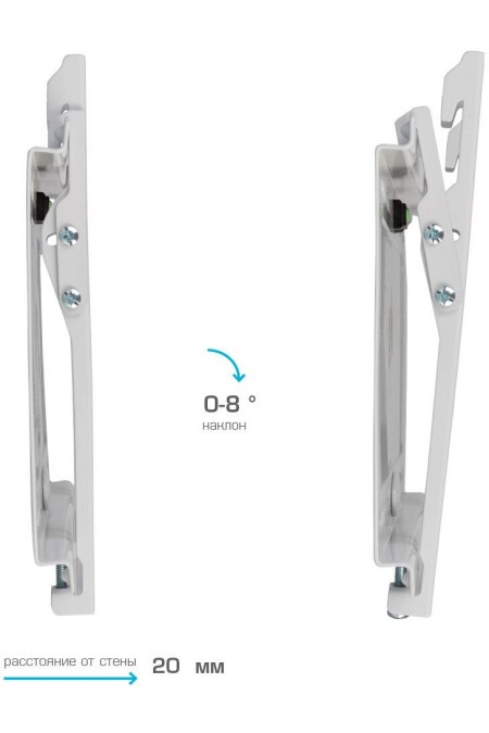 Кронштейн Kromax IDEAL-6 (белый) 2