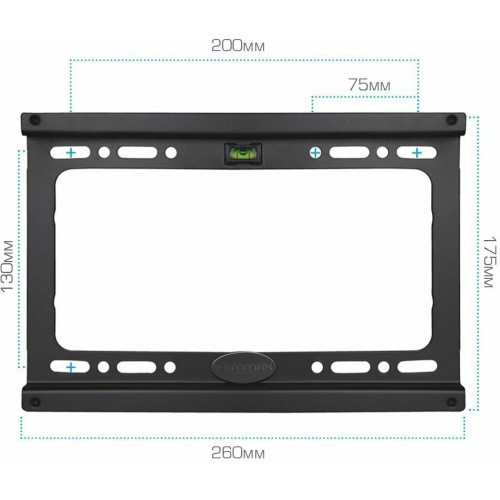 Кронштейн Kromax IDEAL-6 (черный) 2