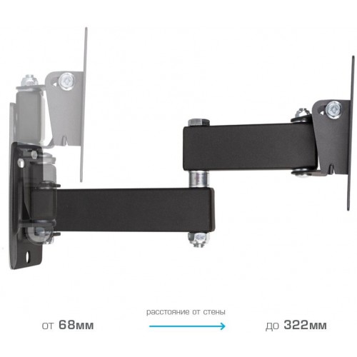 Кронштейн Kromax OPTIMA-104 (черный) 5