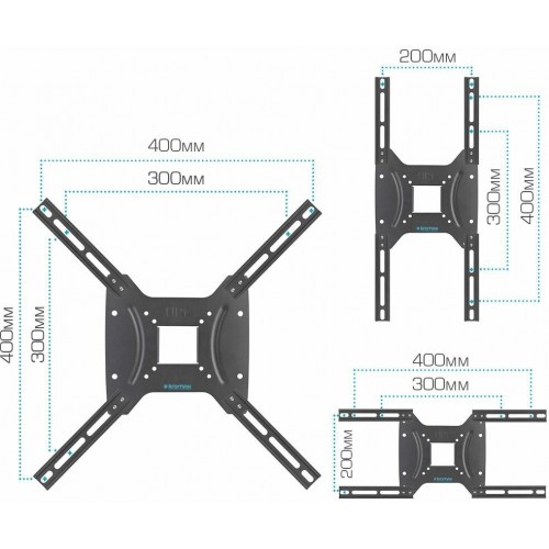 Кронштейн Kromax OPTIMA-404 (черный) 5