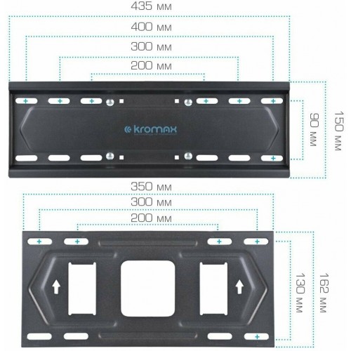 Кронштейн Kromax PIXIS-L-2 (черный) 4